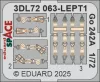 Eduard Accessories Go 242A SPACE  IBG - Go 242A IBG – SPACE 3D cockpit-részletező készlet