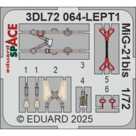   Eduard Accessories MiG-21bis SPACE  EDUARD - SPACE 3D cockpit-részletező készlet