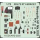 Eduard Accessories Mosquito NF Mk.XXX SPACE 1/72 for Special Hobby - SPACE 3D cockpit-részletező készlet