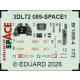 Eduard Accessories Bf 109K-4 SPACE for Eduard - SPACE 3D cockpit-részletező készlet