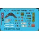 Eduard Accessories F4F-3 SPACE for Arma Hobby - SPACE 3D cockpit-részletező készlet