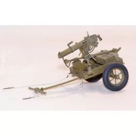   Plus Model U.S. Handkarren M3A1 mit Browning 0,3 – dioráma kellék makett