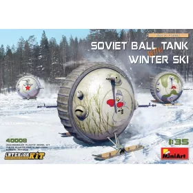   MiniArt Soviet Ball Tank with Winter Ski. Interior Kit – 1:35 harcjármű makett