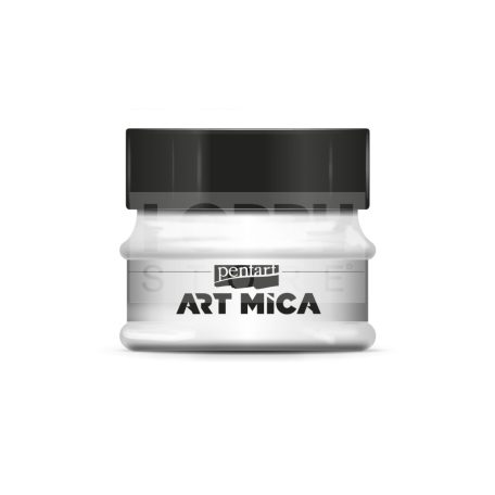 Pentart Art Mica - effekt csillámpor gyöngyházfehér 40074
