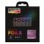 Pentart - Színes fólia lap 9x9 cm 5 lap/csomag pink 40114