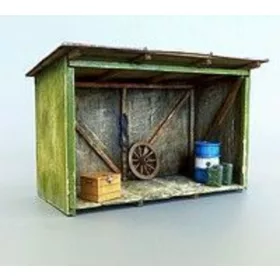 Plus Model Shed – 1:48 dioráma építmény makett
