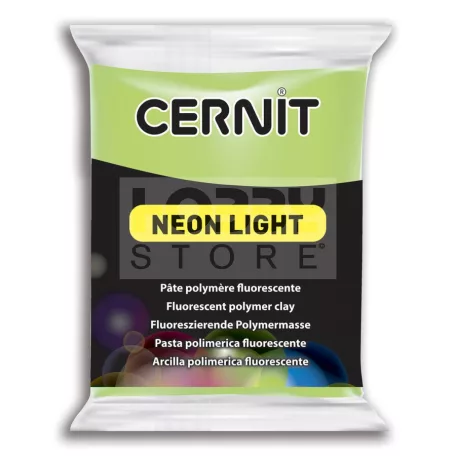 Cernit süthető gyurma N°1, 56 g - neonzöld 40681