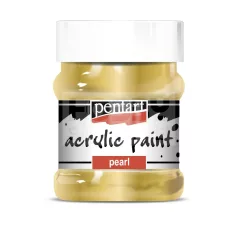   Pentart Metál arany színű akrilfesték - hobbi festék 230 ml 4072
