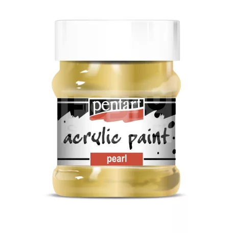 Pentart Metál arany színű akrilfesték - hobbi festék 230 ml 4072