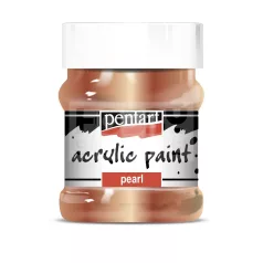   Pentart Metál antikréz színű akrilfesték - hobbi festék 230 ml 4075