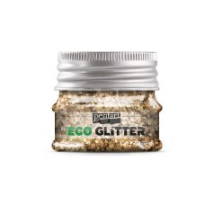 Pentart ECO glitter -  rózsaarany - confetti 15 gr - 41119