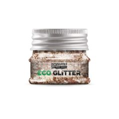 Pentart ECO glitter -  rózsaarany - durva 15 gr - 41132