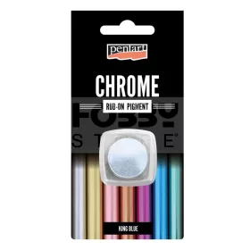   Pentart Rub-on pigment chrome effect 0,5 g king blue (királykék) 41353