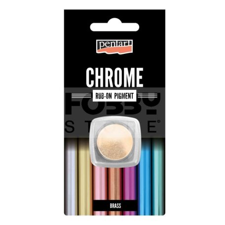 Pentart Rub-on pigment chrome effect 0,5 g brass (bronz) 41355