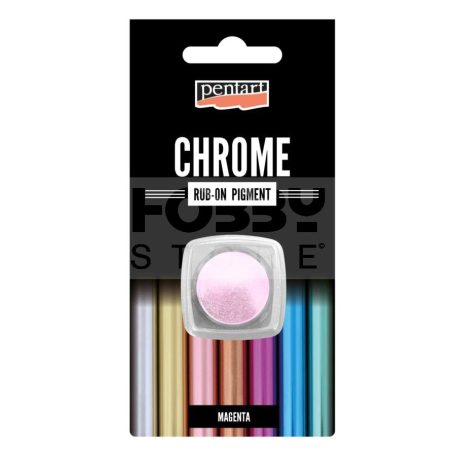 Pentart Rub-on pigment chrome effect 0,5 g magenta 41357