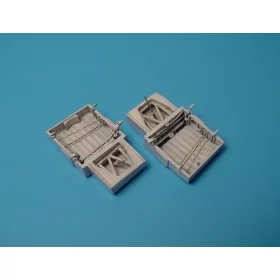   Aires A-1H Skyraider Fahrwerkschächte für Tamiya Bausatz - futóműaknák