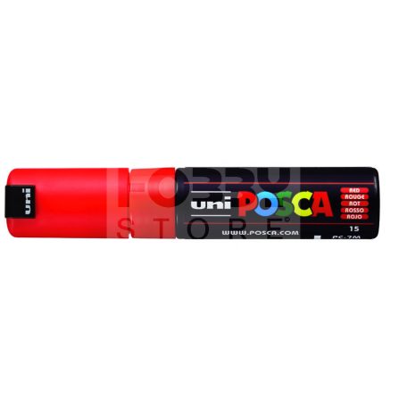 UNI POSCA PC-7M PIROS színű dekormarker-filctoll 41945U