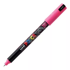   UNI POSCA PC-1MR RÓZSASZÍN színű tűhegyű dekormarker-filctoll 0.7 mm - 41957U