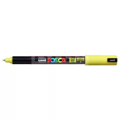   UNI POSCA PC-1MR SÁRGA színű tűhegyű dekormarker-filctoll 0.7 mm - 41960U