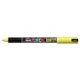 UNI POSCA PC-1MR SÁRGA színű tűhegyű dekormarker-filctoll 0.7 mm - 41960U