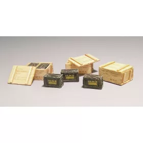  Plus Model US  wooden ammunition boxes - Vietnam - amerikai fa lőszeres ládák – vietnámi háború