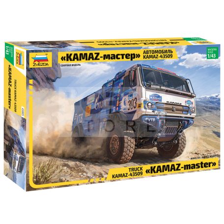 Zvezda  KAMAZ Rallye truck makett 1:43 (43005Z)