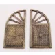 Plus Model Wooden gate - round – dioráma kellék makett