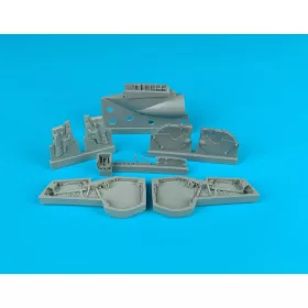   Aires BAC EE Lightning F Mk. 2/6 Fahrwerk schächte für Airfix Bausatz - futóműaknák