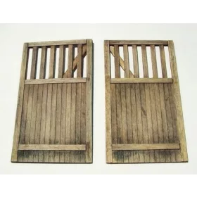   Plus Model Wooden gate - straight – dioráma kellék makett