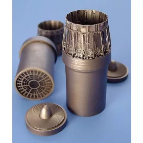   Aires F-15C exhaust nozzles - late version Für Hasegawa Bausatz. - hajtómű-fúvócsövek, késői változat