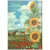 Stamperia A4 rizspapír csom.-  Sunflower Art and horses - DFSA4767