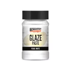 Pentart - Mázpaszta - gyöngyfehér színű 100 ml 43534