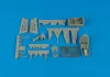 Aires He 162A Cockpit Set And Wheel Bay für Tamiya Bausatz - cockpitkészlet
