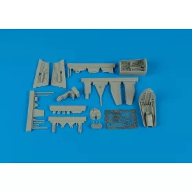   Aires He 162A Cockpit Set And Wheel Bay für Tamiya Bausatz - cockpitkészlet