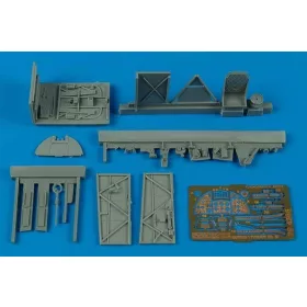   Aires Hawker Typhoon Mk.IB car door Cockpit set für Hasegawa Bausatz - cockpitkészlet