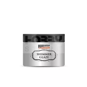 Pentart - Csillogó máz - ezüst színű 150 ml 43739