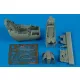 Aires J35Ö Draken cockpit Set für Hasegawa Bausatz - cockpitkészlet