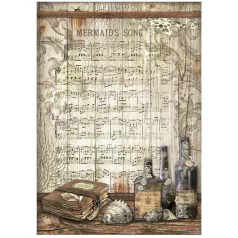   Stamperia A4 rizspapír csom.-  Songs of the Sea Mermaid's song - DFSA4814