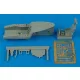 Aires Focke Wulf Ta 183A cockpit set Für Tamiya Bausatz - cockpitkészlet