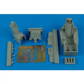   Aires F-16A MLU Falcon cockpit set für Hasegawa Bausatz - cockpitkészlet