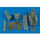 Aires F-16A MLU Falcon cockpit set für Hasegawa Bausatz - cockpitkészlet
