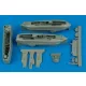 Aires A-10A Thunderbolt II wheel bay für Hobby Boss Bausatz - futóműakna