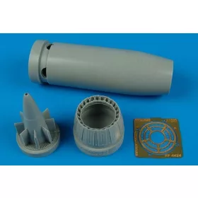   Aires F-100D Super Sabre exhaust nozzle für Revell Monogram Bausatz - hajtómű-fúvócső