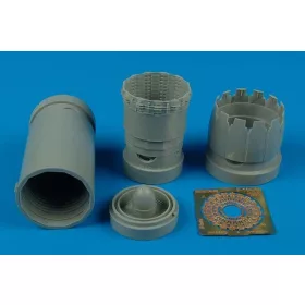   Aires F-16C Block 30/40/50/60 exhaust nozzle für Tamiya Bausatz - hajtómű-fúvócső