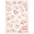 Stamperia A4 rizspapír csom.-  Romance Forever floral background - DFSA4835