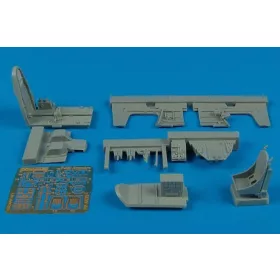   Aires P-400 Airacobra cockpit set für Hasegawa Bausatz - cockpitkészlet