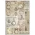 Stamperia A4 rizspapír csom.-  Brocante Antiques clocks - DFSA4855