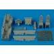 Aires F-16l Sufa cockpit set for Kinetic - F-16I Sufa – cockpitkészlet
