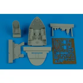   Aires F4U-7 Corsair cockpit set for Hasegawa - cockpitkészlet