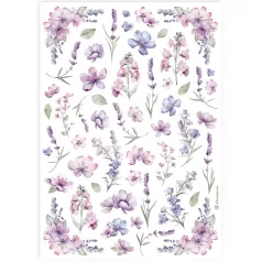 Stamperia A4 rizspapír csom.- Virágok - DFSA4889